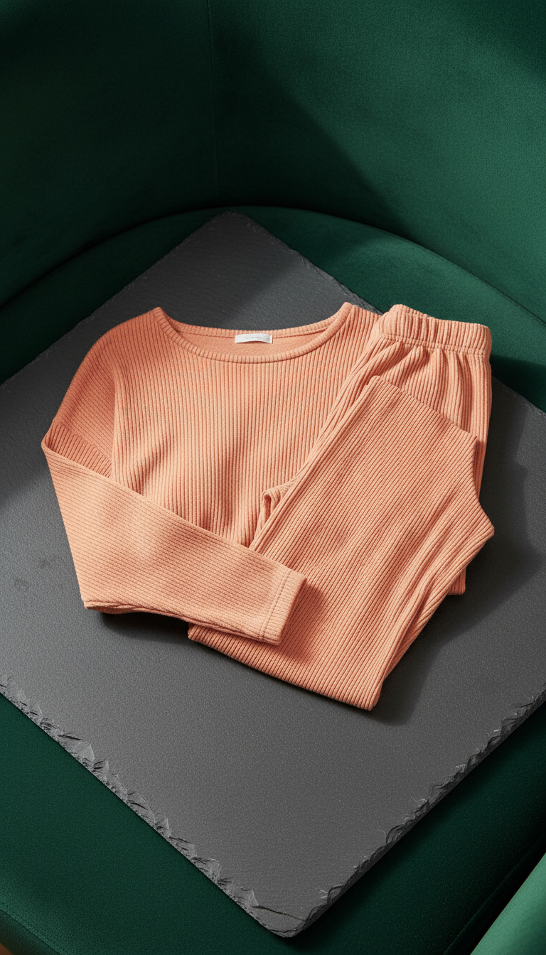 Women's Loungewear Set - Soft Coral in a new setting
