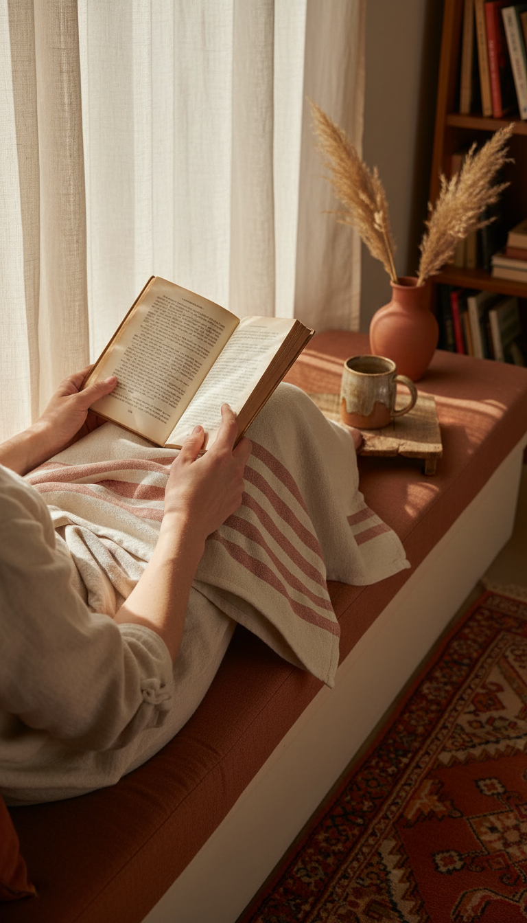 Eco-Friendly Cotton Kitchen Towel in use