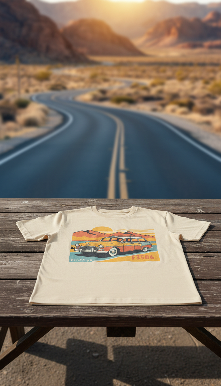 Station Wagon Roadtrip Tee in a new setting