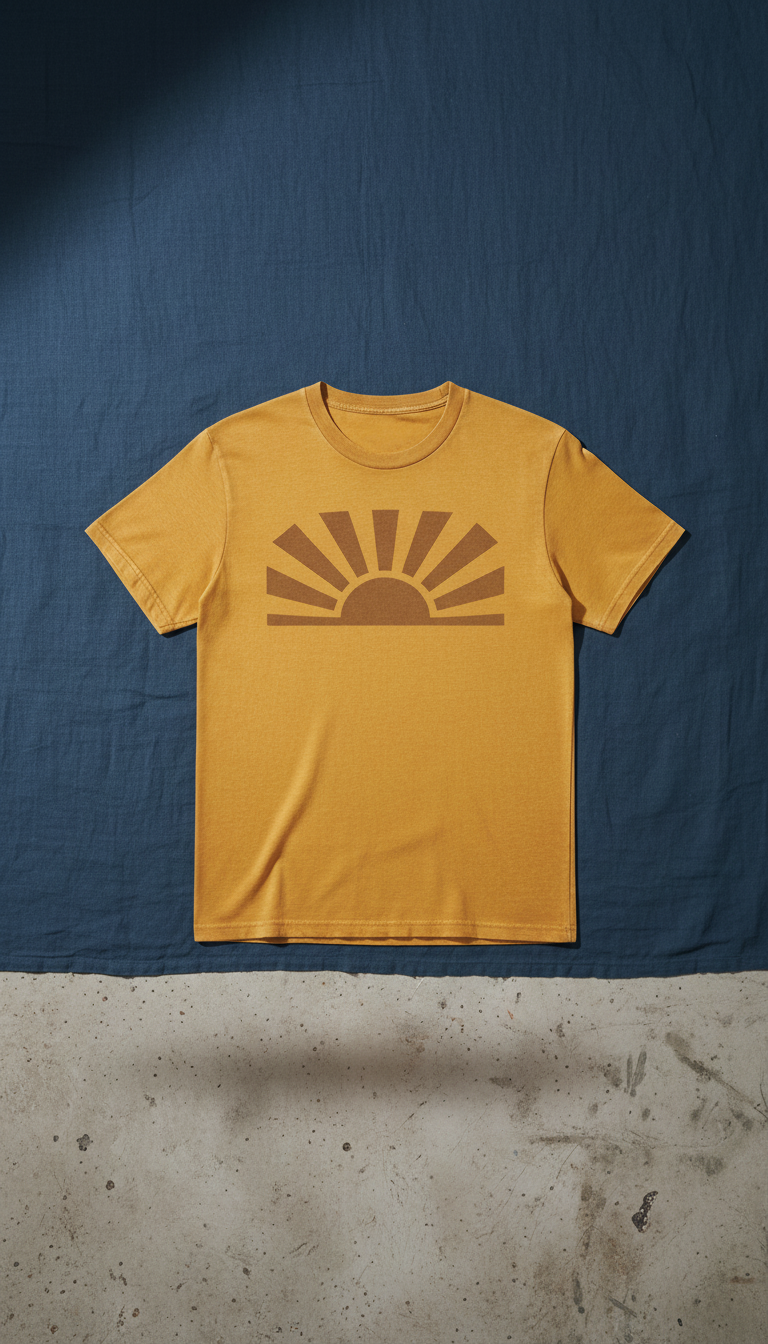 Vintage-Inspired Cotton T-Shirt in a new setting